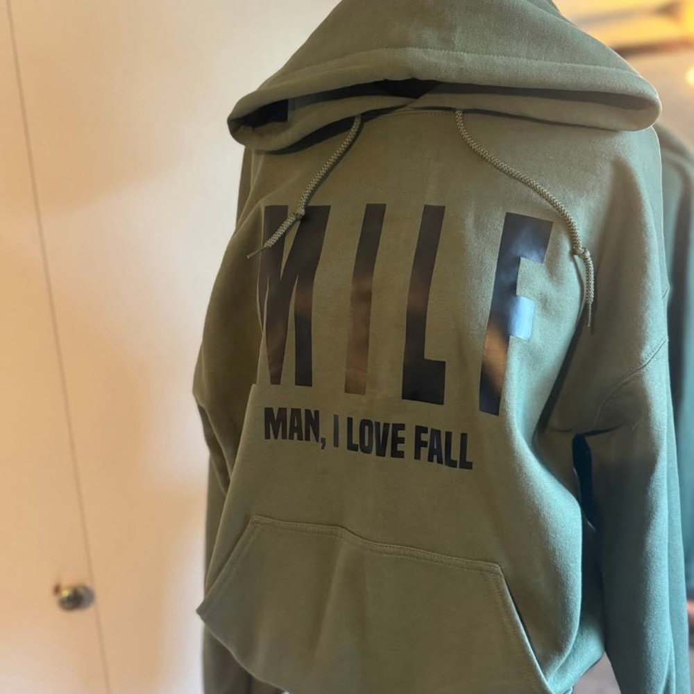 Large Military Green “MILF” Hoodie